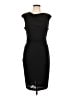 M David Meister 100% Polyester Solid Black Cocktail Dress Size 12 - photo 1