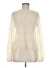 Shein Ivory Long Sleeve Blouse Size 6 - photo 1