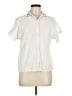 Dizzy Lizzy 100% Cotton Ivory Short Sleeve Blouse Size M - photo 1