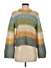 Lindex Color Block Green Pullover Sweater Size XS - photo 1