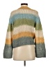 Lindex Color Block Green Pullover Sweater Size XS - photo 2