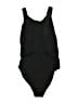 Assorted Brands Solid Black One Piece Swimsuit Size L - photo 2
