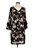 Sam Edelman Floral Black Casual Dress Size 2 - photo 1