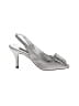 Nina Metallic Silver Gray Sandals Size 6 - photo 1
