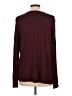 BKE Boutique 100% Polyester Burgundy Long Sleeve Blouse Size L - photo 2