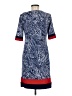 Karin Stevens Paisley Blue Casual Dress Size 6 - photo 2