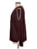 BKE Boutique 100% Polyester Burgundy Long Sleeve Blouse Size L - photo 5