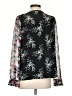 Equipment 100% Silk Black Long Sleeve Silk Top Size XS - photo 2