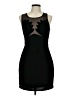 Greylin 100% Polyester Graphic Black Cocktail Dress Size M - photo 1