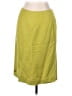 Metrostyle Solid Green Casual Skirt Size 10 - photo 1