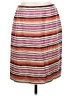 Talbots 100% Linen Stripes Pink Casual Skirt Size 4 - photo 1