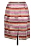 Talbots 100% Linen Stripes Pink Casual Skirt Size 4 - photo 2