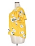 Xhilaration 100% Polyester Yellow Short Sleeve Blouse Size XXL - photo 5