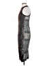 Max Mara Graphic Gray Brown Cocktail Dress Size P (petite) - photo 5