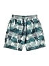 Assorted Brands 100% Polyester Teal Board Shorts Size 6 - photo 1