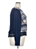 Xhilaration 100% Polyester Blue Long Sleeve Blouse Size XXL - photo 4