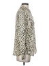 Zara Animal Print Ivory Long Sleeve Blouse Size XS - photo 4