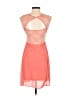 And 100% Polyester Orange Cocktail Dress Size 8 - photo 2