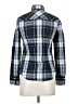J.Crew 100% Cotton Plaid Green Long Sleeve Button-Down Shirt Size 0 - photo 2