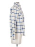 J.Crew 100% Cotton Plaid Blue Long Sleeve Button-Down Shirt Size 00 - photo 4