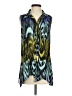 5/48 100% Polyester Teal Sleeveless Blouse Size S - photo 1