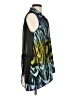 5/48 100% Polyester Teal Sleeveless Blouse Size S - photo 4