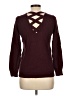 Love Ellie Burgundy Pullover Sweater Size L - photo 2