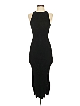 dion lee backless dress Dion Lee Viscose Pierced Jersey Dress Black Size 8 main image 1