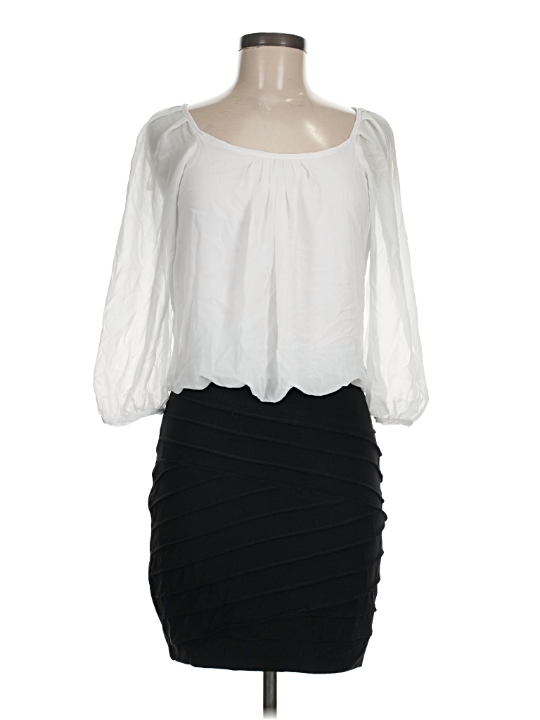 Pre-owned B. Smart Cocktail Dress In White