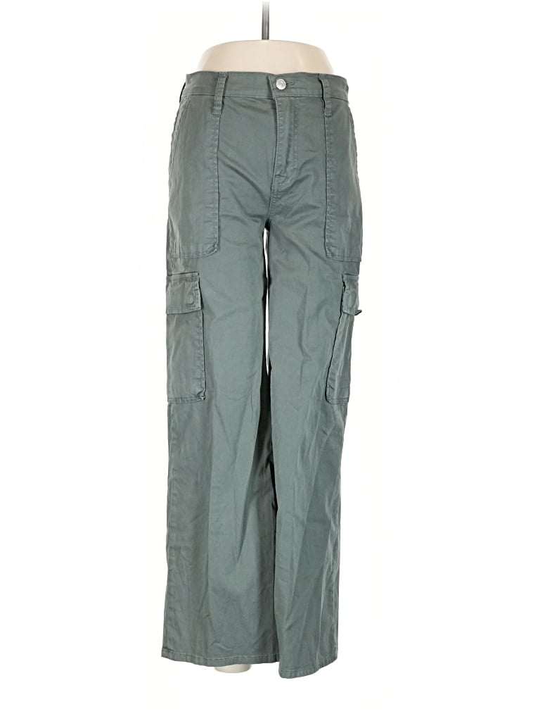 Pre-owned Hudson Cargo Pants In Green