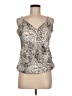 Veronica M. 100% Polyester Brown Tank Top Size M - photo 1