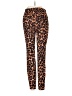 Weekend Animal Print Orange Casual Pants Size S - photo 2