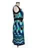 Sangria Graphic Teal Cocktail Dress Size 8 - photo 4
