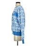 Assorted Brands 100% Acrylic Print Blue Pullover Sweater Size S - photo 5