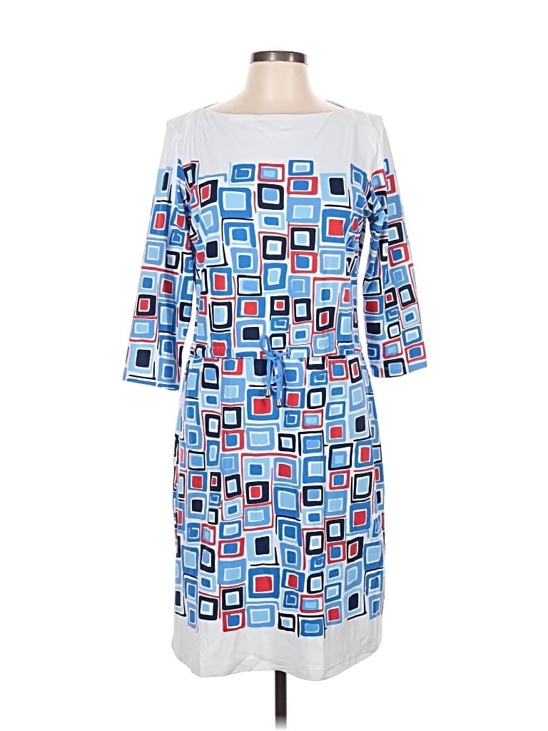 Pre-owned J. Mclaughlin Casual Dress In Blue