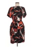 Classiques Entier 100% Polyester Print Black Casual Dress Size 6 - photo 1