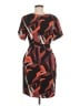 Classiques Entier 100% Polyester Print Black Casual Dress Size 6 - photo 2