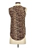 41Hawthorn Animal Print Brown Sleeveless Blouse Size S - photo 2