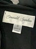 Emerald Sundae Solid Black Cocktail Dress Size S - photo 4