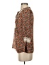 Studio Soleil 100% Polyester Brown 3/4 Sleeve Blouse Size S - photo 5