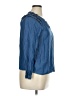 Fever 100% Lyocell Blue Long Sleeve Blouse Size XL (petite) - photo 4