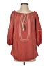 Flying Tomato 100% Rayon Red 3/4 Sleeve Blouse Size XS - photo 1