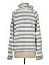 Michael Stars 100% Cotton Stripes Gray Turtleneck Sweater Size Med (1) - photo 2