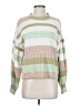 Joie Stripes Green Pullover Sweater Size S - photo 1