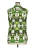 Alfani 100% Polyester Green Sleeveless Blouse Size 14 - photo 2