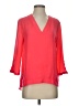 Express 100% Polyester Red 3/4 Sleeve Blouse Size XS - photo 1