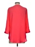 Express 100% Polyester Red 3/4 Sleeve Blouse Size XS - photo 2