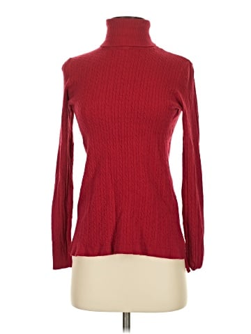 Red Turtleneck Sweater (view 1)