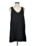 Free People 100% Polyester Stars Black Casual Dress Size 2 - photo 1