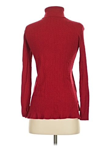 Red Turtleneck Sweater (view 2)